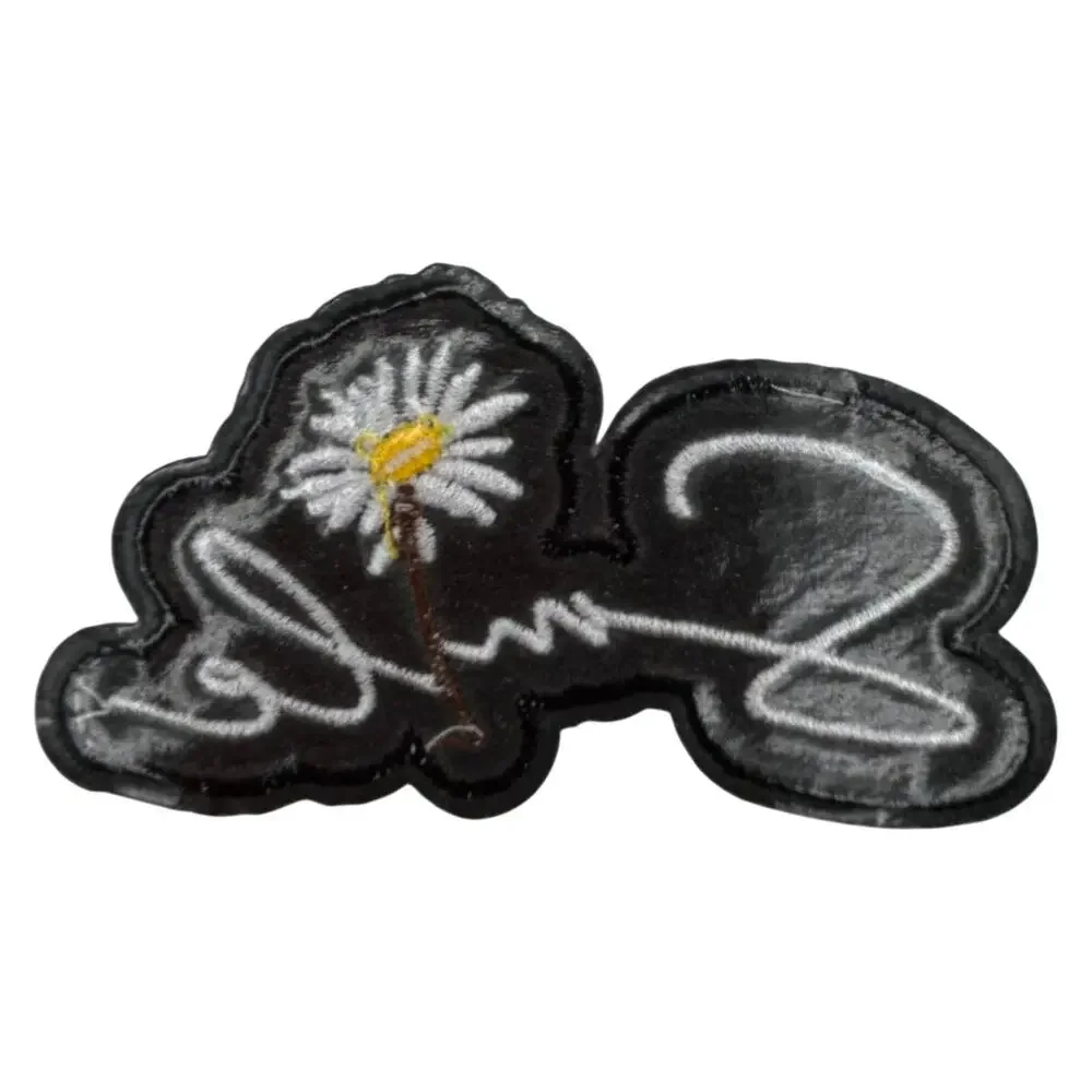 Smile with Daisy Iron On Patch